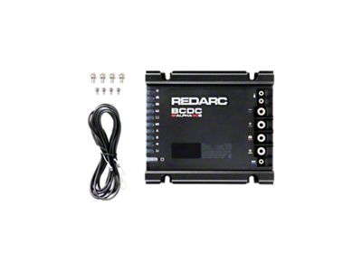 Redarc BCDC Alpha50 DC Battery Charger with Solar Controller; 12-Volt; 50A (Universal; Some Adaptation May Be Required)