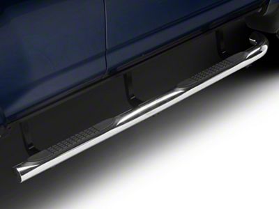 RedRock 3-Inch Side Step Bars; Stainless Steel (10-13 4Runner SR5; 10-24 4Runner Limited, Nightshade, TRD Sport)
