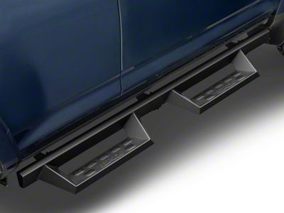 RedRock 4-Inch Drop TC1 Running Boards; Textured Black (10-24 4Runner, Excluding Limited, Nightshade, TRD Sport & 10-13 SR5)