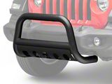 RedRock 3-Inch Bull Bar with Skid Plate; Textured Black (18-26 Jeep Wrangler JL)