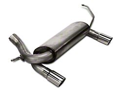 RedRock Dual Outlet Axle-Back Exhaust with Polished Tips (07-18 Jeep Wrangler JK)