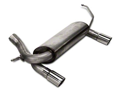 RedRock Dual Outlet Axle-Back Exhaust with Polished Tips (07-18 Jeep Wrangler JK)