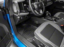 RedRock All-Weather Floor Mat Set with One-Piece Rear Mat; Black (Universal; Some Adaptation May Be Required)