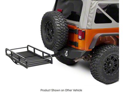 RedRock Hitch Mounted Cargo Rack; 7-Inch XL (Universal; Some Adaptation May Be Required)
