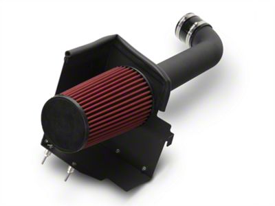 RedRock Cold Air Intake; Black Wrinkle (12-18 3.6L Jeep Wrangler JK)