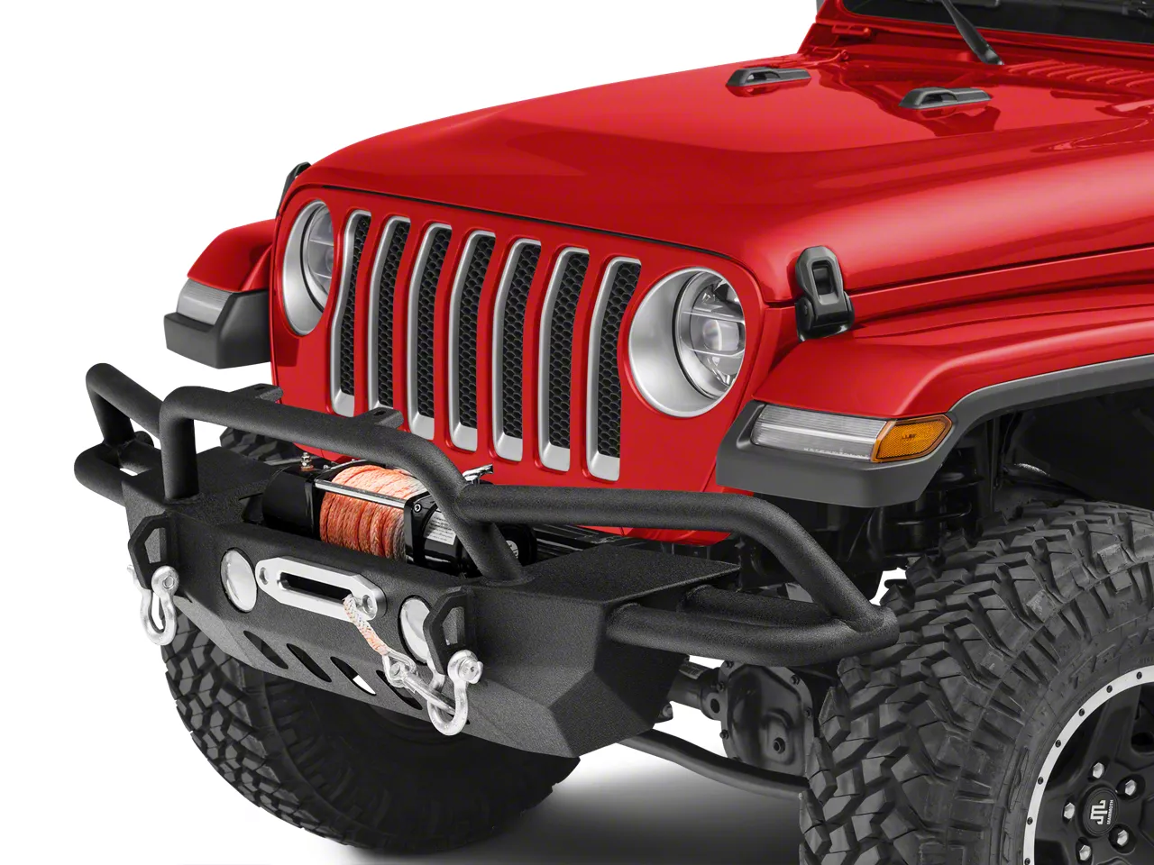 Jeep バギー Barricade Jeep Wrangler Trail Force HD Front Bumper with LED