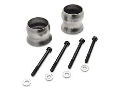 RedRock Exhaust Spacer Kit for 2.50+ Inch Lift (12-18 Jeep Wrangler JK)