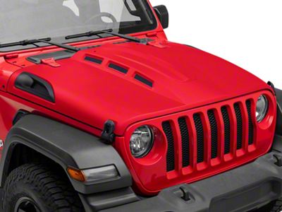 RedRock Avenger Heat Dispersion Hood; Unpainted (20-25 Jeep Gladiator JT)