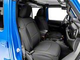 RedRock Custom Fit Front and Rear Seat Covers; Black (20-25 Jeep Gladiator JT)
