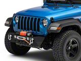 RedRock Stubby Winch Front Bumper with LED Fog Lights (20-25 Jeep Gladiator JT)