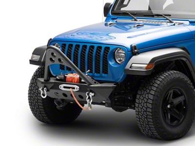 RedRock Stubby Winch Front Bumper with Stinger Bar (20-25 Jeep Gladiator JT)