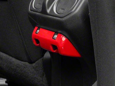 RedRock Switch Panel Trim; Red (20-25 Jeep Gladiator JT)