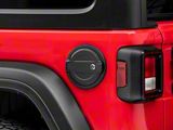 RedRock Locking Aluminum Fuel Filler Door Cover (18-26 Jeep Wrangler JL, Excluding Diesel)