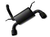 RedRock Axle-Back Exhaust with Black Tips (18-25 2.0L or 3.6L Jeep Wrangler JL)