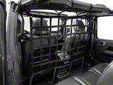 RedRock Cargo Net/Pet Divider; Front Seat (07-26 Jeep Wrangler JK & JL)
