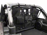 RedRock Cargo Net/Pet Divider; Rear Seat (07-25 Jeep Wrangler JK & JL 4-Door)