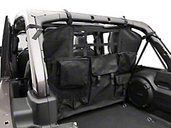 RedRock Cargo Net/Pet Divider; Rear Seat (07-25 Jeep Wrangler JK & JL 4-Door)