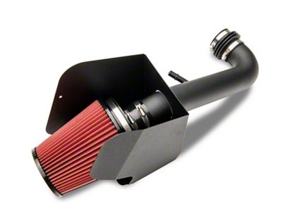RedRock Cold Air Intake; Textured Black (20-25 3.6L Jeep Gladiator JT)