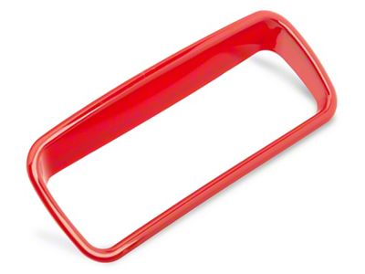 RedRock Console HVAC Control Trim; Red (03-06 Jeep Wrangler TJ)
