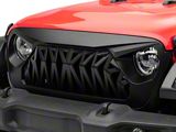 RedRock Deep Woods Grille; Matte Black (18-25 Jeep Wrangler JL w/o TrailCam)