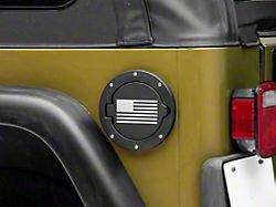 RedRock Fuel Filler Door Cover; Old Glory (97-06 Jeep Wrangler TJ)
