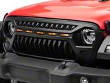 RedRock Gladiator Grille with Amber LED Lighting (18-25 Jeep Wrangler JL w/o TrailCam)