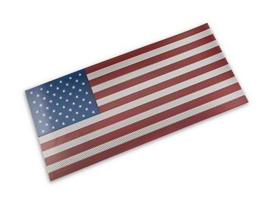 RedRock Grille Insert; Old Glory (18-25 Jeep Wrangler JL w/o TrailCam)