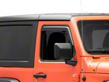 RedRock In-Channel Window Deflectors (18-25 Jeep Wrangler JL 2-Door)