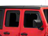 RedRock In-Channel Window Deflectors (18-25 Jeep Wrangler JL 4-Door)