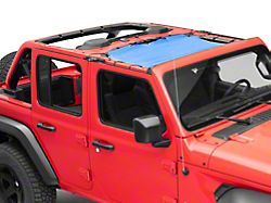 RedRock Mesh Sun Shade; Front; Blue (18-23 Jeep Wrangler JL)