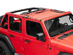 RedRock Mesh Sun Shade; Front; Red (18-23 Jeep Wrangler JL)