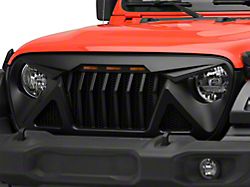 RedRock Predator Grille with Amber LED (18-24 Jeep Wrangler JL w/o TrailCam)