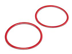RedRock Roof Speaker Trim; Red (03-06 Jeep Wrangler TJ)