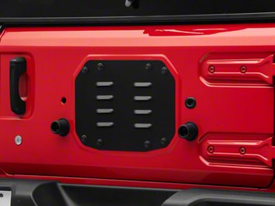 RedRock Spare Tire Delete; Vented (18-25 Jeep Wrangler JL, Excluding 4xe)