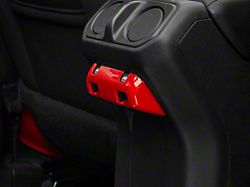 RedRock Switch Panel Trim; Red (18-26 Jeep Wrangler JL)