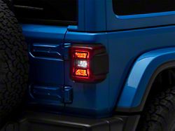 RedRock Tail Light Covers; Old Glory (18-24 Jeep Wrangler JL w/ Factory LED Tail Lights)