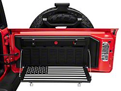 RedRock Tailgate Storage Rack; Stars and Stripes (18-22 Jeep Wrangler JL)