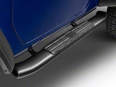 RedRock PNC Side Step Bars; Textured Black (18-25 Jeep Wrangler JL 2-Door)
