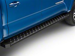 Barricade Rattler Steel Running Boards; Black (05-23 Tacoma Double Cab)