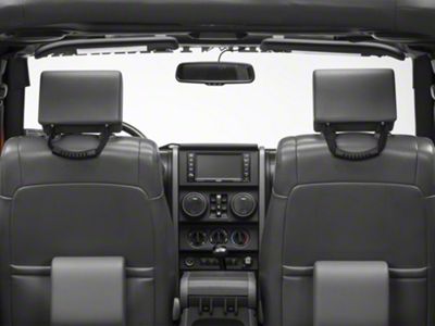 RedRock Rear Seat Grab Handles (07-25 Jeep Wrangler JK & JL 4-Door)