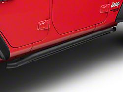 RedRock Rocker Guards; Textured Black (18-25 Jeep Wrangler JL 4-Door)