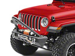 RedRock Stubby Winch Front Bumper with LED Lights and Stinger Bar (18-25 Jeep Wrangler JL)