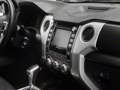 RedRock Center Console Trim; Carbon Fiber (14-21 Tundra w/o 8-Inch Screen)