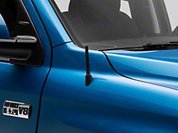 RedRock Short Billet Black Antenna; 5-Inch (07-25 Tundra)