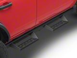 RedRock 4-Inch Drop TC1 Running Boards; Textured Black (21-25 Bronco 4-Door)