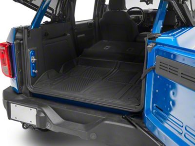 RedRock All-Weather Cargo Liner; Black (21-25 Bronco 4-Door)