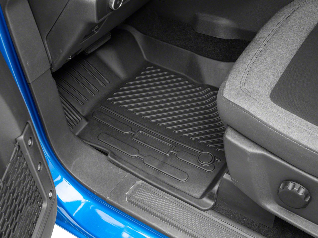RedRock Bronco All-Weather Front and Rear Floor Liners; Black FB15469 ...