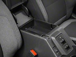 RedRock Arm Rest Lower Storage Tray; Rubber Coated (21-25 Bronco)