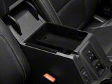 RedRock Arm Rest Organizer Top and Bottom Tray Set; Flocked (21-25 Bronco)