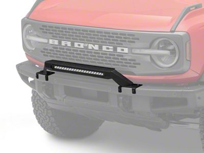 RedRock Bull Bar with Single Row LED Light Bar for OE Modular Front Bumper (21-25 Bronco w/ Modular Front Bumper)